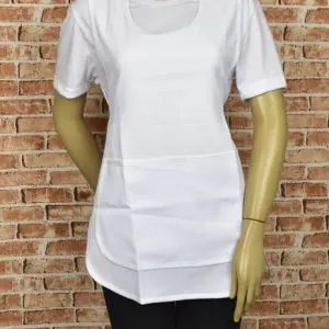 Avental Frente e Costa Branco — Artveste Uniformes