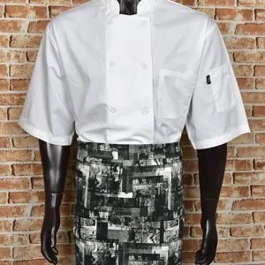 Dolma Manga Curta e Avental Chef Linha VIP — Artveste Uniformes
