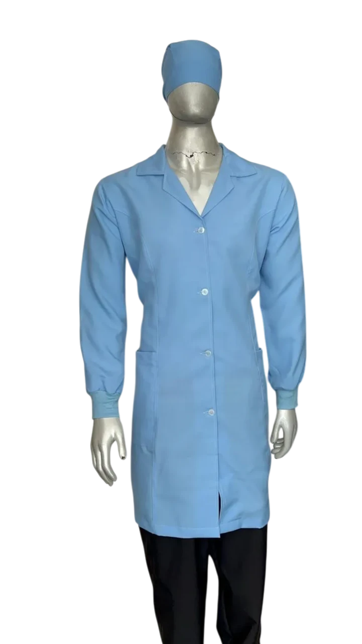 Jaleco Manga Longa Azul Claro 2 — Artveste Uniformes