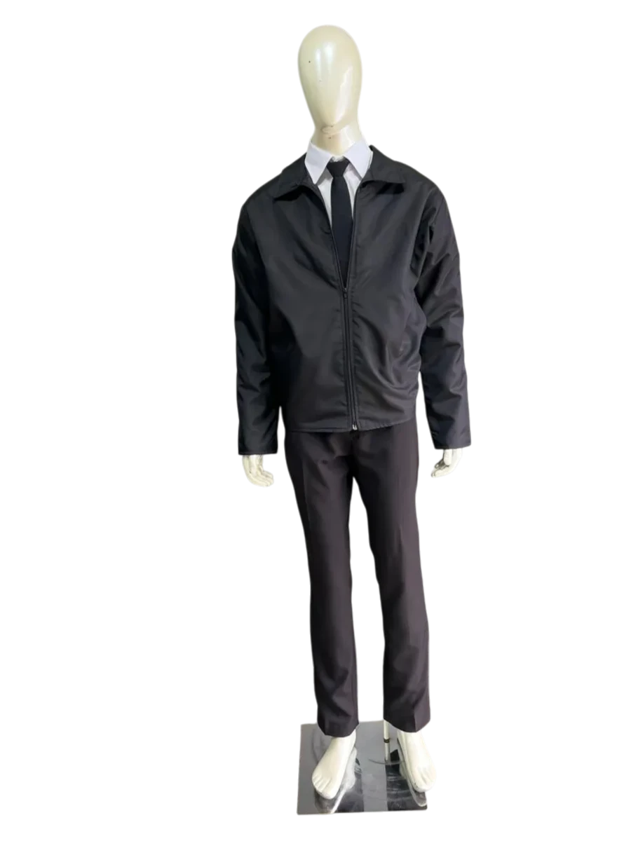 Jaqueta Preta com Gravata e Calça — Artveste Uniformes