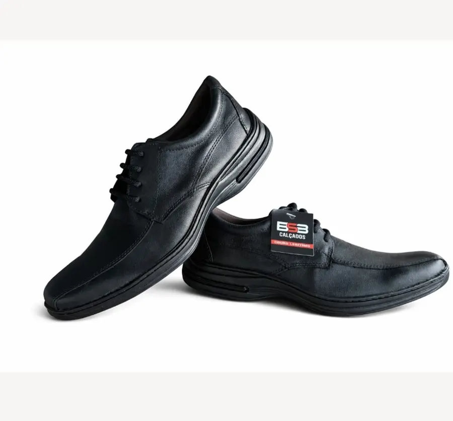 Sapato Social Masculino Preto — Artveste Uniformes